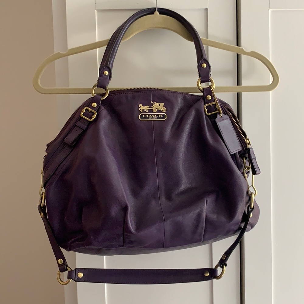 💜Purple coach purse💜